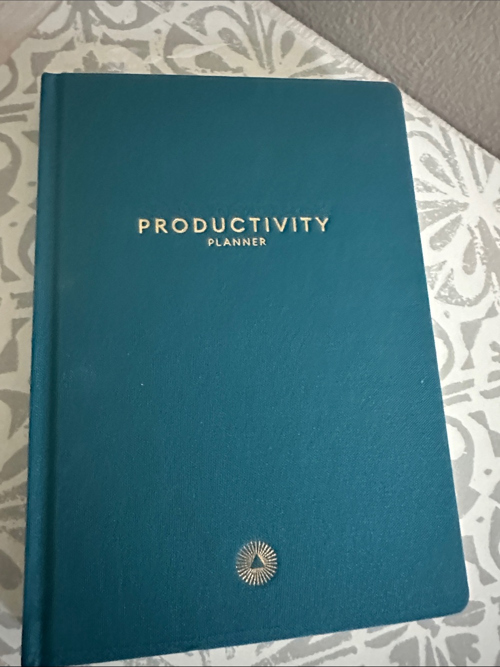 Productivity Planner Hardcover Journal - Teal